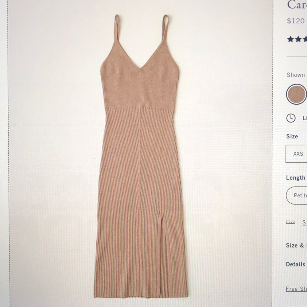 MIDI sweater dress